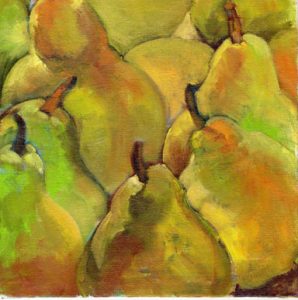 Provence Pears 8X8 oil $295
